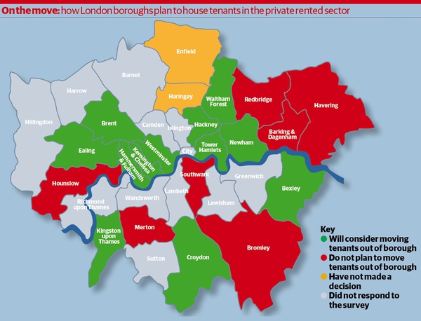 Inside Housing - News - Councils plan to move tenants out of London