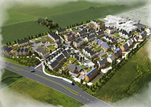 Contractor selected to build eco-town homes