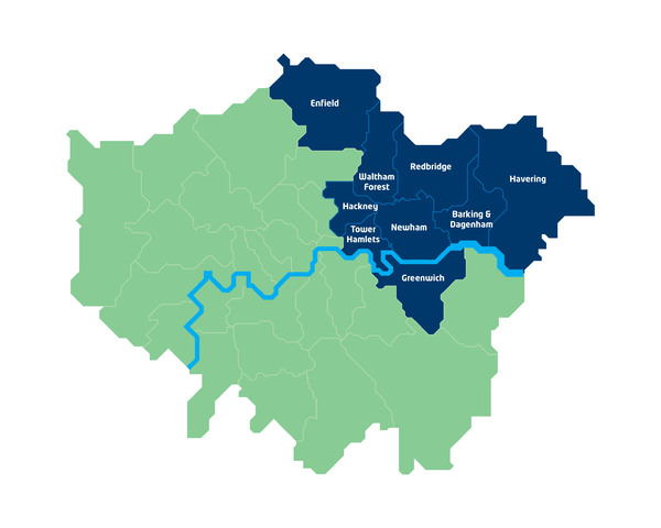 East London Boroughs Map Inside Housing - News - East London Boroughs Want Housing Powers Devolved