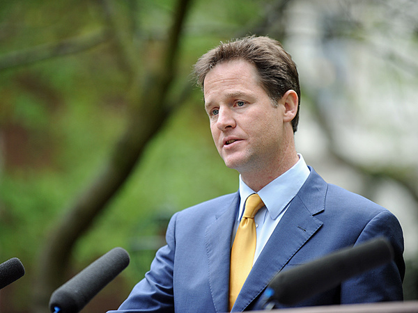Nick Clegg: Tories pushing landlords away from Affordable Homes Programme