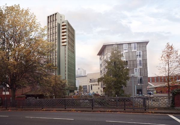Construction begins on Europe's largest residential modular tower