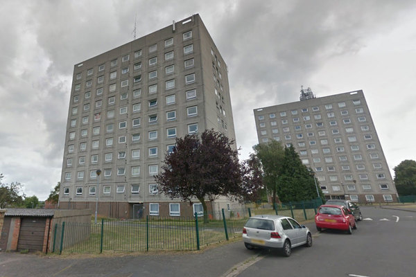 Rugby towers blocks deemed at risk in a fire to be torn down