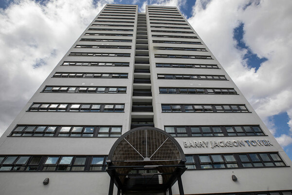 Birmingham’s temporary accommodation tower