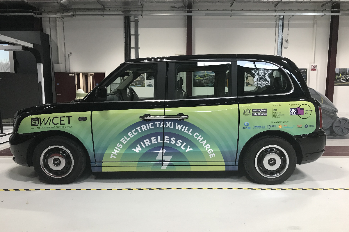 Nottingham Wireless Charging Taxi Trial