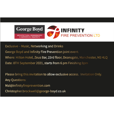George Boyd and Infinity Fire Prevention