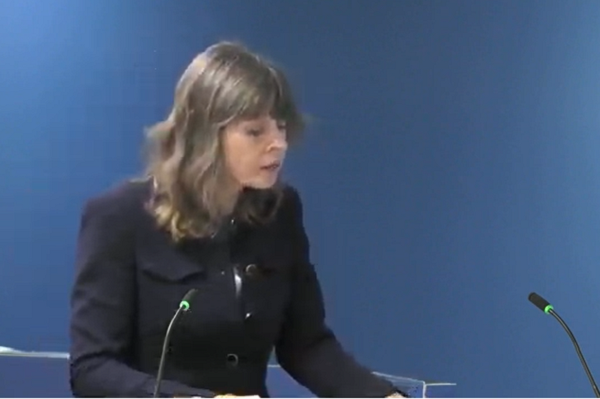 Stephanie Barwise delivers her opening statement to the inquiry (picture: Grenfell Tower Inquiry)
