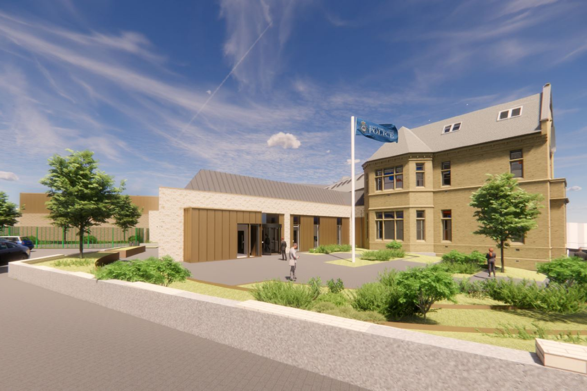 CGIs show the new police headquarters for the Kirklees district