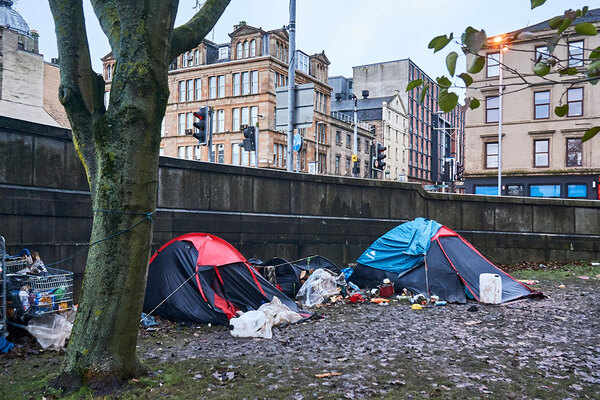 Scottish councils report sharp jump in homelessness applications