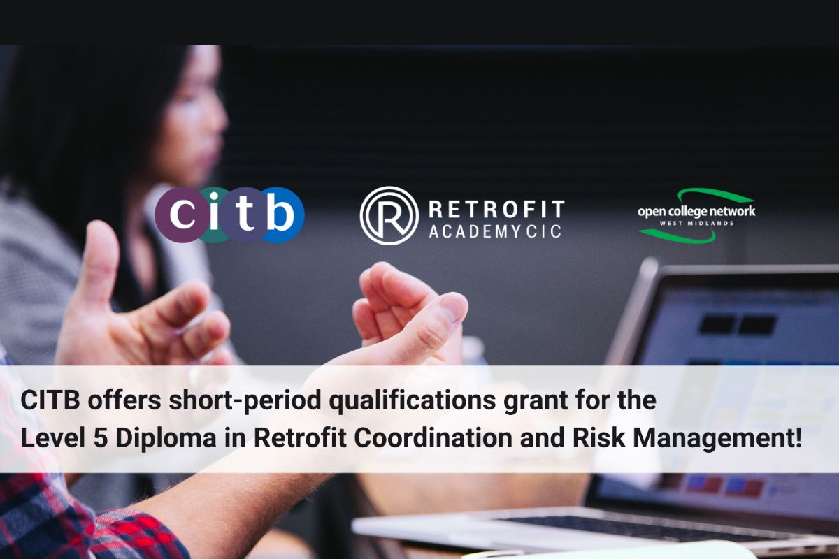 CITB offers grant towards the Level 5 Diploma in Retrofit Coordination and Risk Management