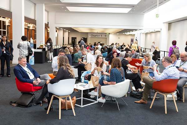 Collaborate with your peers in our delegate lounge