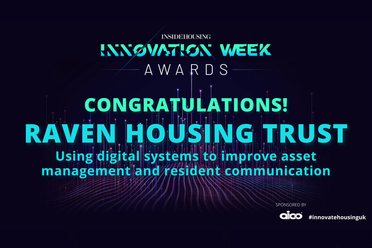 Raven Housing Trust wins 2022 Inside Housing Innovation Week Award