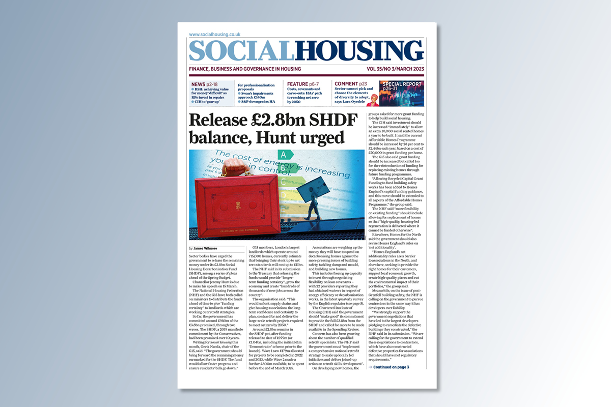March digital edition of Social Housing out now