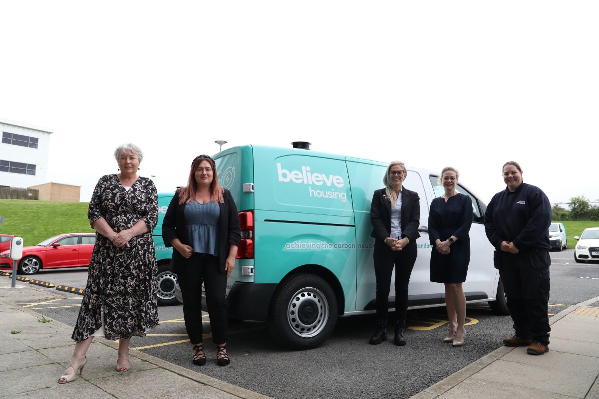 believe housing adds electric vehicles to its fleet