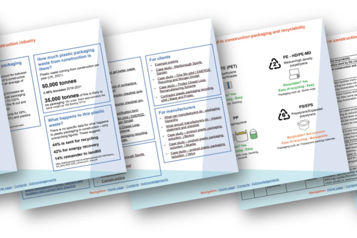 ASBP Toolkit: Zero Avoidable Packaging Waste in Construction
