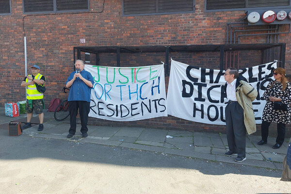 Residents stage demonstration due to ‘lack of voice’ in merger discussions 