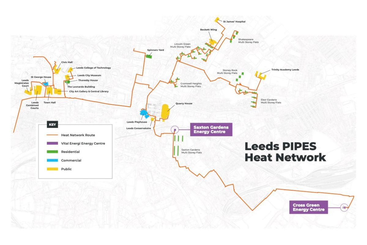 Leeds PIPES district heating network to be expanded