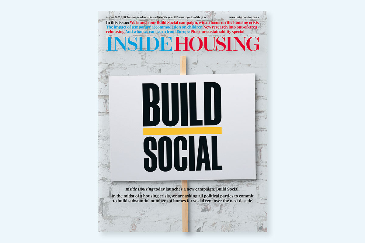 August 2023 digital edition of Inside Housing out now