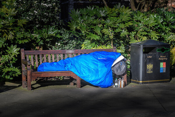 Largest quarterly increase in people forced to sleep rough in London since the pandemic