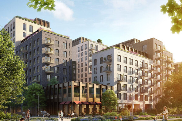 Developer and US investor push ahead with new build-to-rent blocks on London scheme