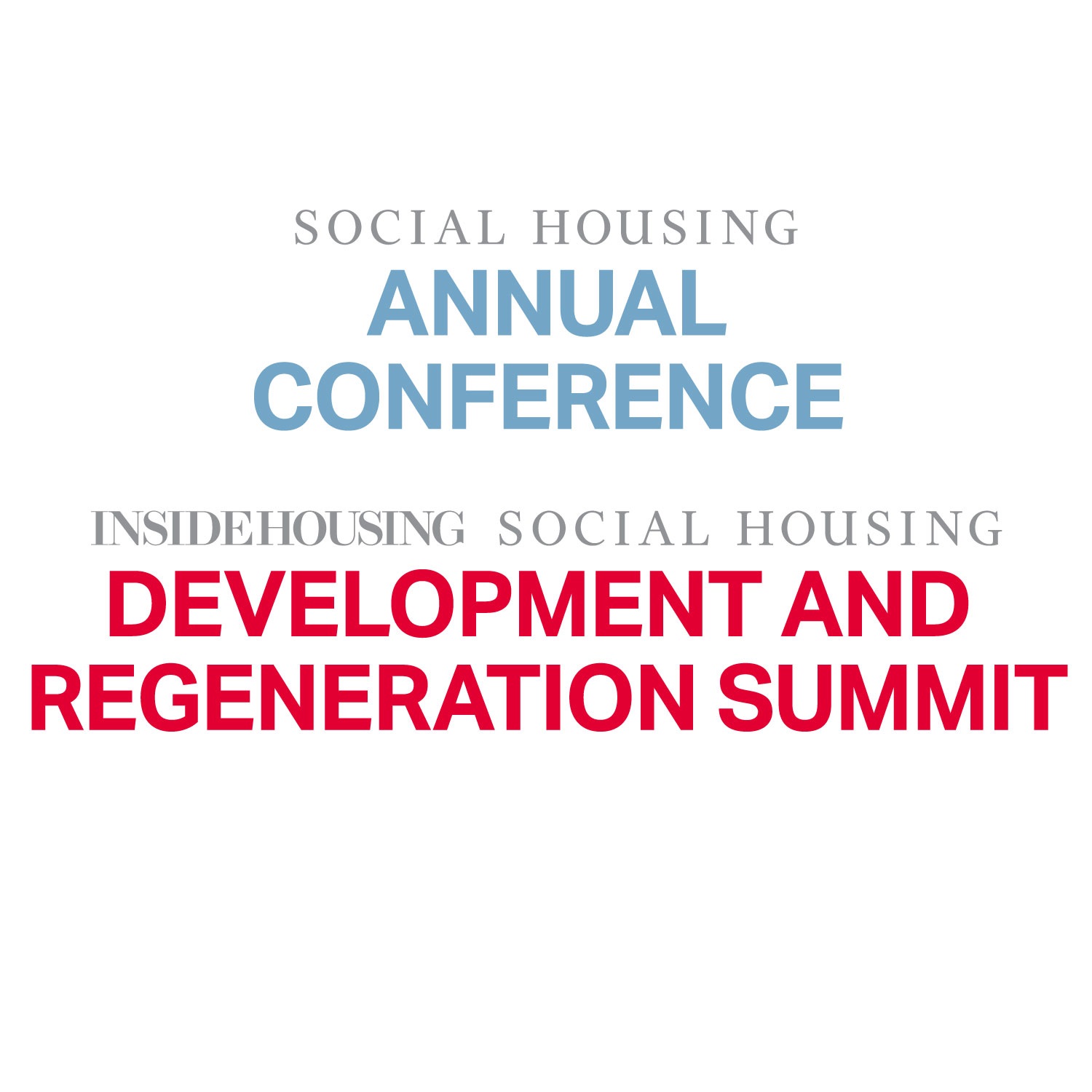 Social Housing Annual Conference and Development and Regeneration Summit