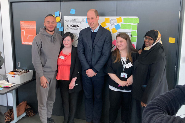 Housing associations pledge homes for Prince William’s homelessness project