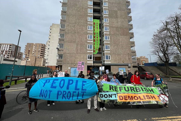 Campaigners occupy under-threat London estate for second time in less than one year