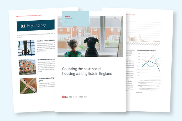 £205bn cost to build homes for every household on social housing waiting list in England, JLL says