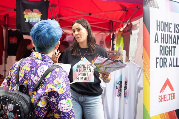Shelter partners with Stonewall Housing to provide specialist support for LGBTQ+ renters