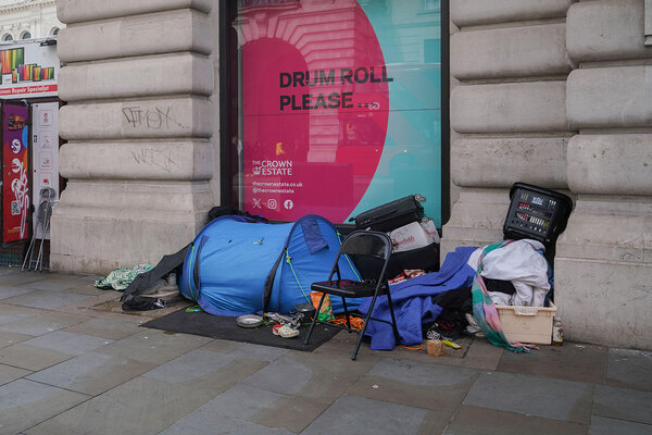 Number of rough sleepers in London rises 20% in a year