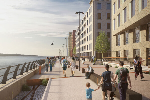 Homes England to invest £55m in stalled 2,350-home Liverpool dockland scheme