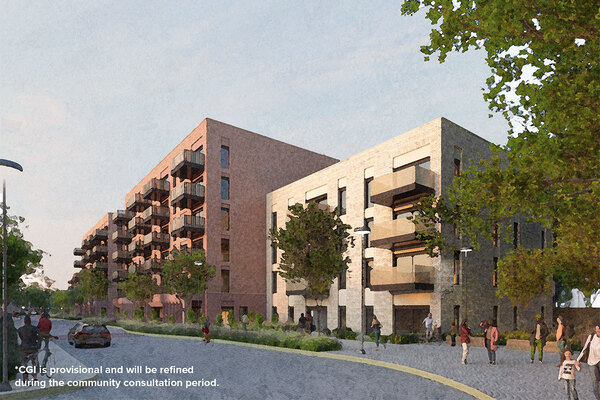Major developer reveals £86m 248-home scheme in Guildford