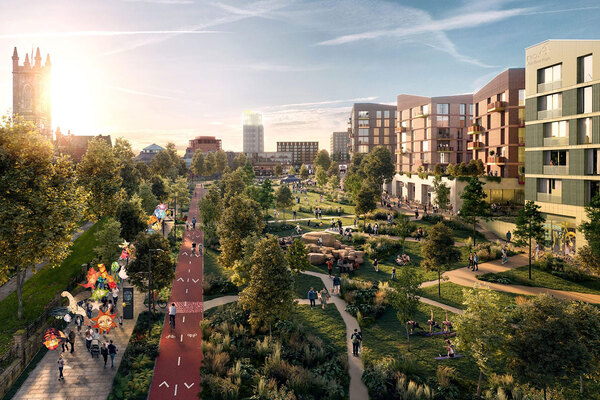 Developer and town council reveal plans for 2,000-home scheme