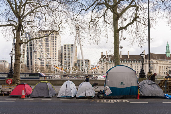 Rough sleeping in London up by 29%, according to new quarterly figures