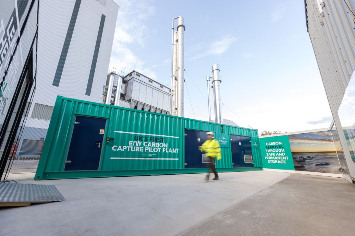 UK-first carbon capture pilot on energy from waste facility goes live in Yorkshire