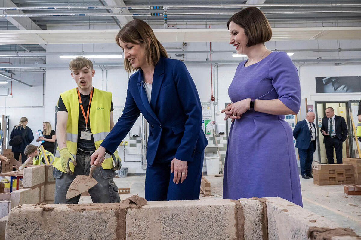 Rachel Reeves (left) and Bridget Phillipson visit Bury College Rachel Reeves (left) and Bridget Phillipson visit Bury College