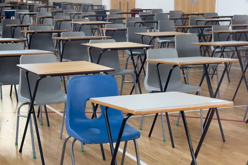 School exam hall School exam hall