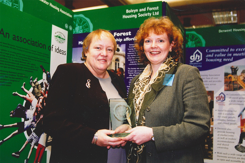 Jane Porter receiving a Charter Mark award Jane Porter receiving a Charter Mark award