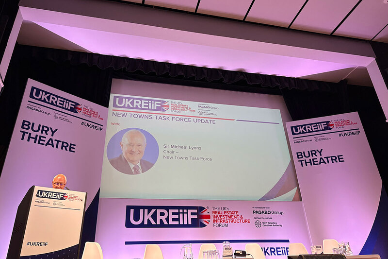 Sir Michael Lyons speaking at an event