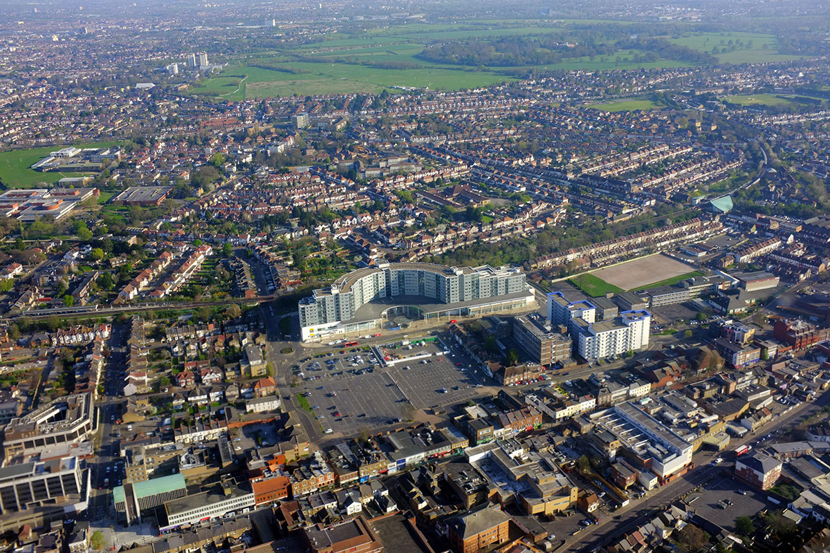 Aerial view of Hounslow