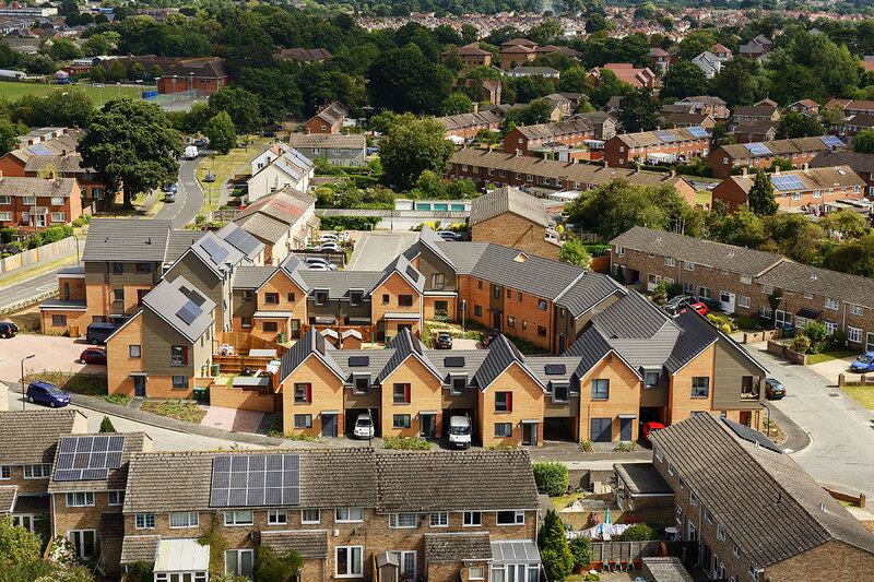 New build housing near Southampton