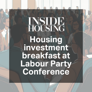 Housing investment breakfast at Labour Party Conference
