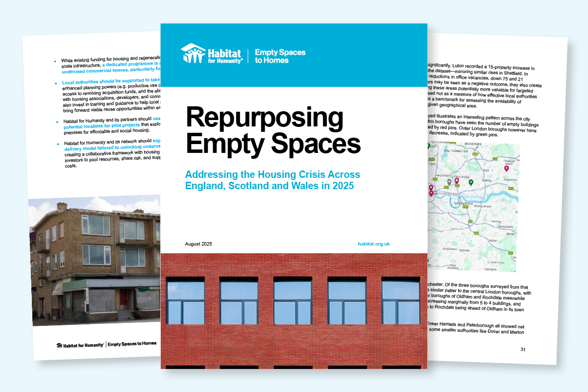 The cover and pages from the ‘Repurposing Empty Spaces’ report The cover and pages from the ‘Repurposing Empty Spaces’ report