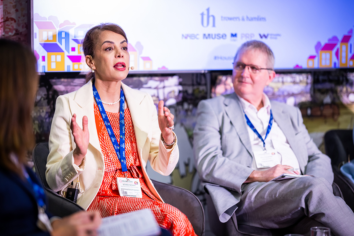 Setareh Neshati (left) and Paul Fiddaman Setareh Neshati (left) and Paul Fiddaman