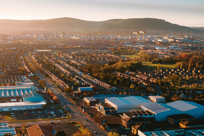 A bird’s eye view of east Belfast A bird’s eye view of east Belfast
