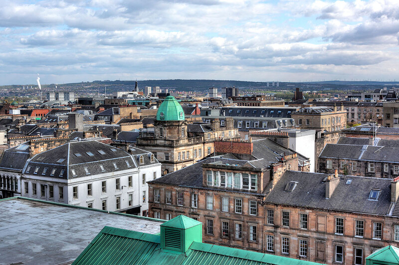 A view of the city of Glasgow A view of the city of Glasgow