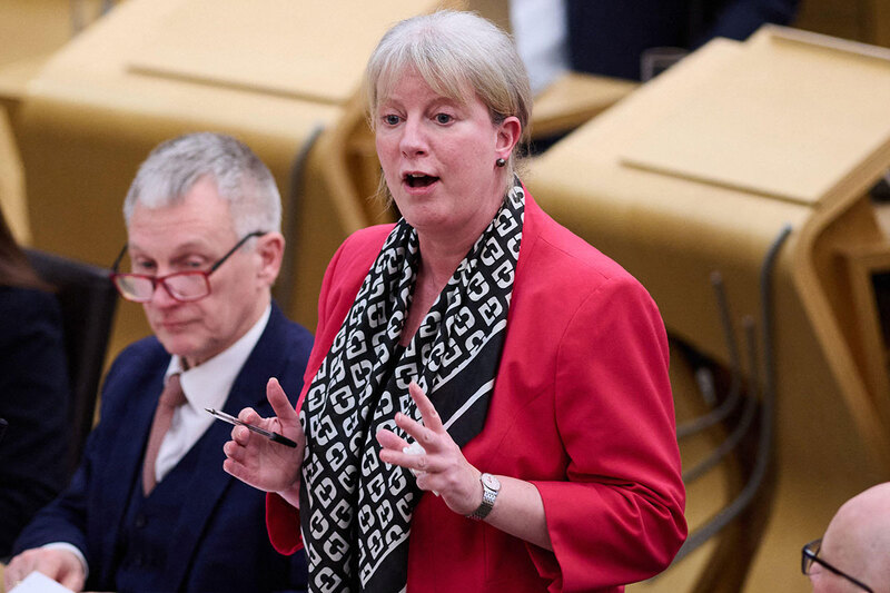 Shona Robison speaking in Holyrood Shona Robison speaking in Holyrood