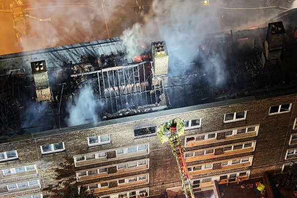 Review into major fire at Battersea council flats calls for programme of roof inspections