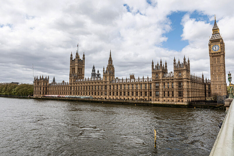 The Houses of Parliament in London The Houses of Parliament in London