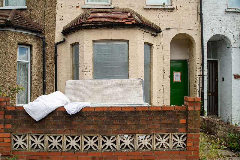 A boarded-up house in Slough A boarded-up house in Slough