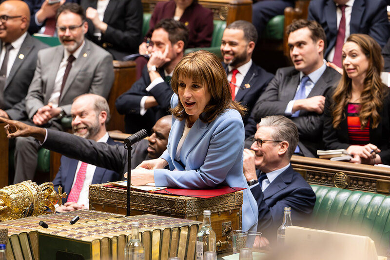 Rachel Reeves speaking in the House of Commons Rachel Reeves speaking in the House of Commons